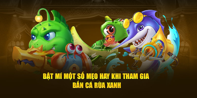 Bật mí một số mẹo hay khi tham gia bắn cá rùa xanh